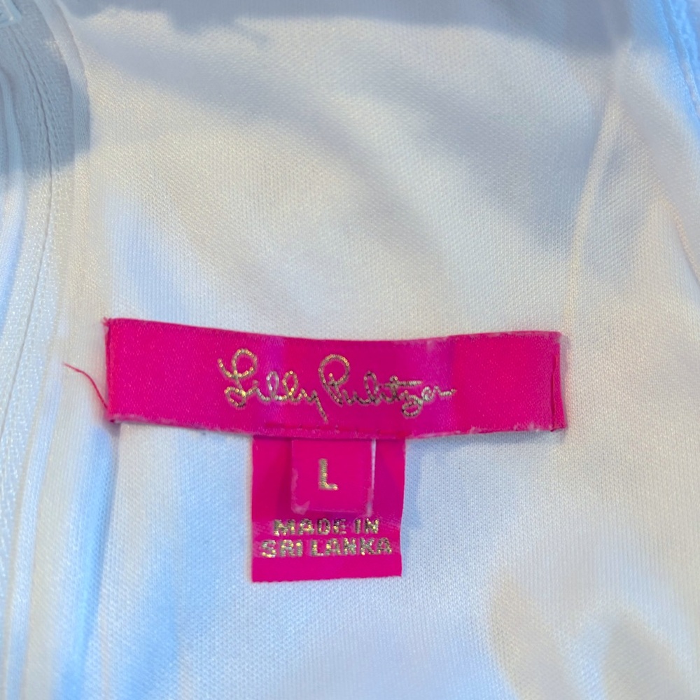 Lilly Pulitzer Lace White Sleeveless Halter Top - Picture 3 of 8